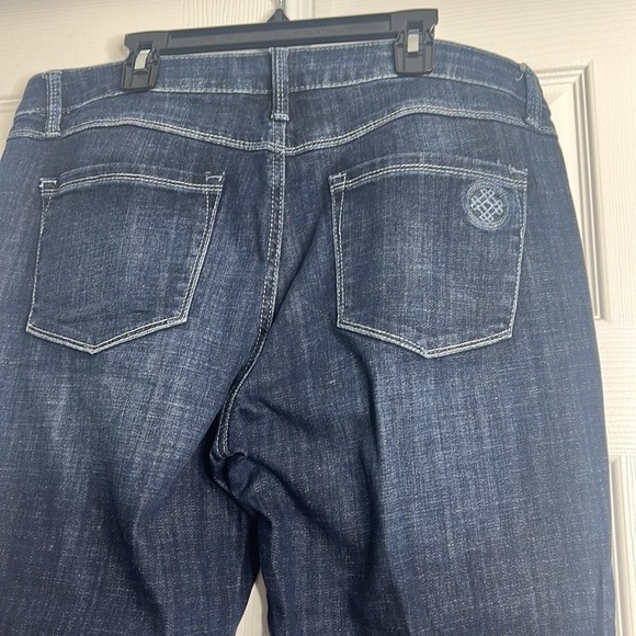 Laurie Felt Classic Stiletto With Drop Hem 12 Dark Wash - Picture 5 of 7